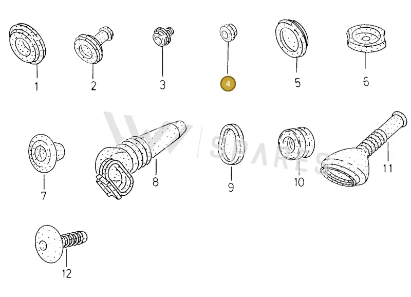 171971913 — SEAT TOLEDO        SEAT MOD.97>99 (1996-1999) diagram 130974100, position 4