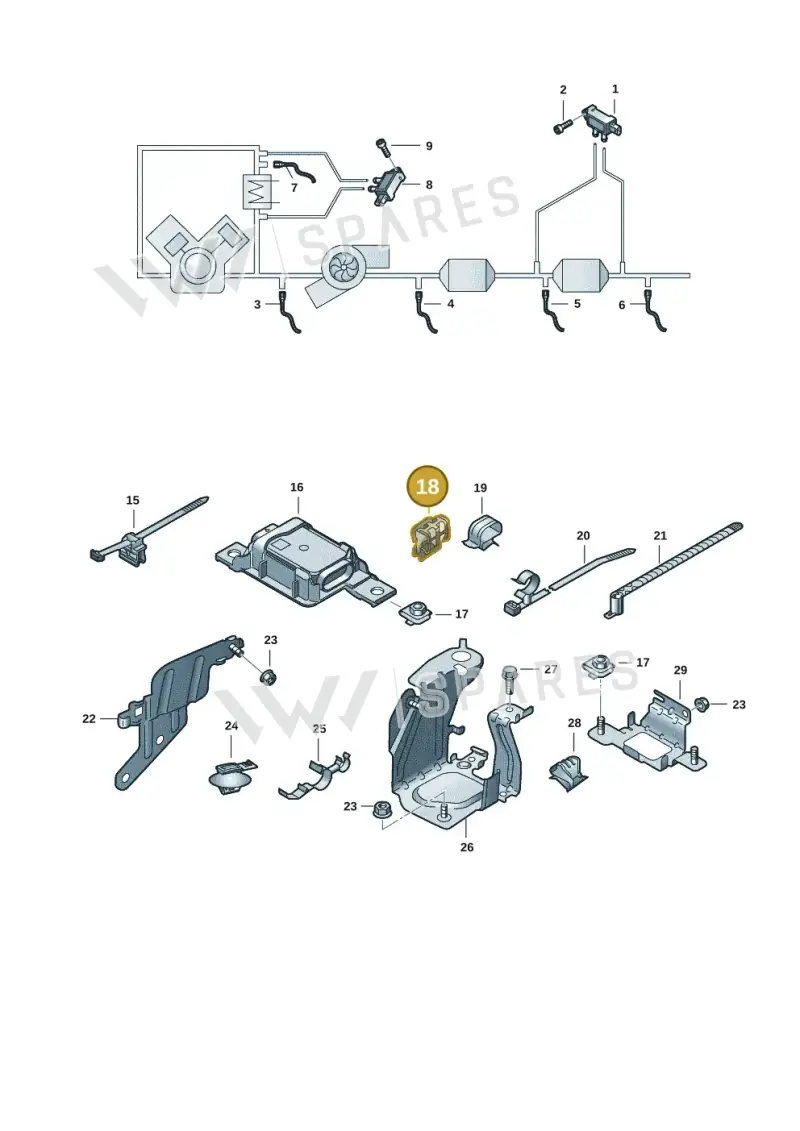 191971899 — Audi Q8 (2018-2025) diagram 429906009, position 18