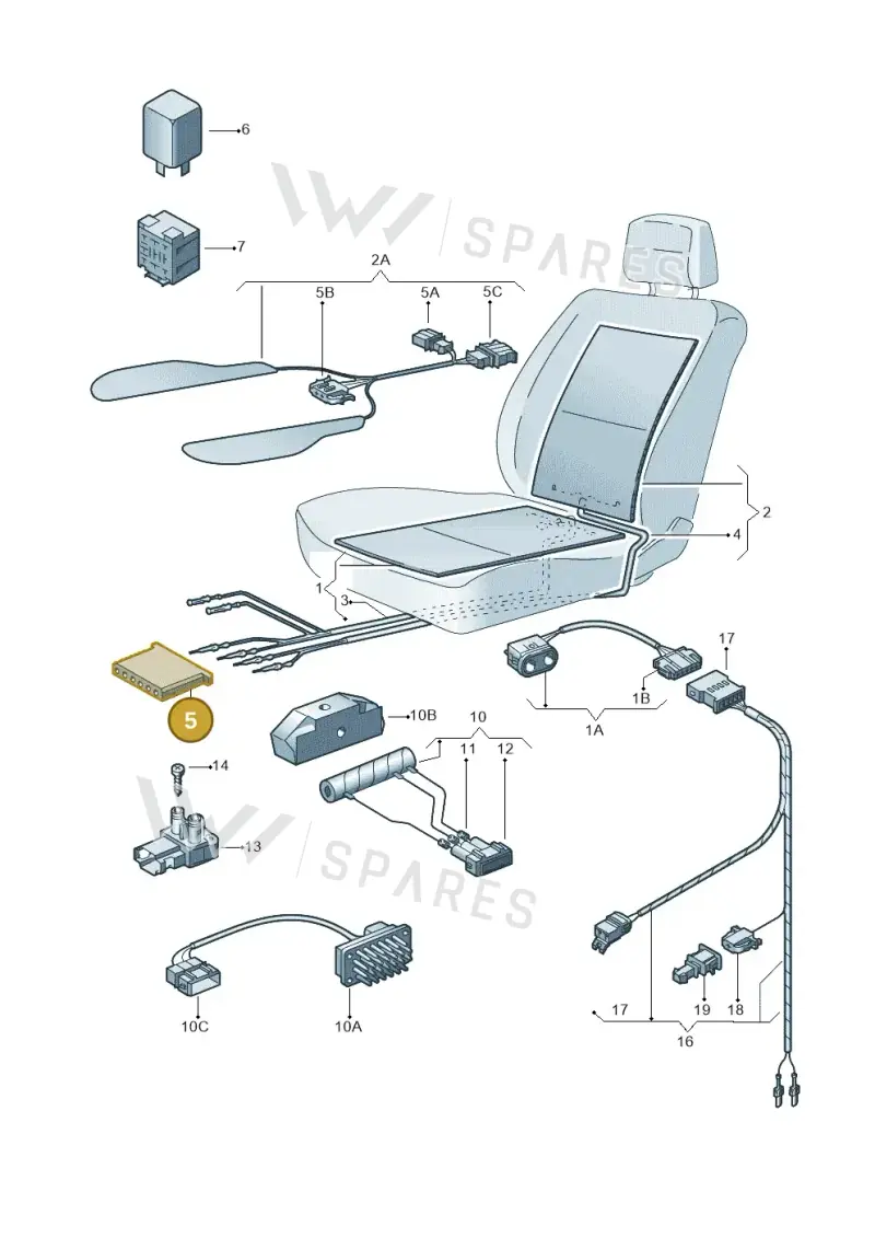 191972733 — SEAT Alhambra (2006-2010) diagram 117963000, position 5
