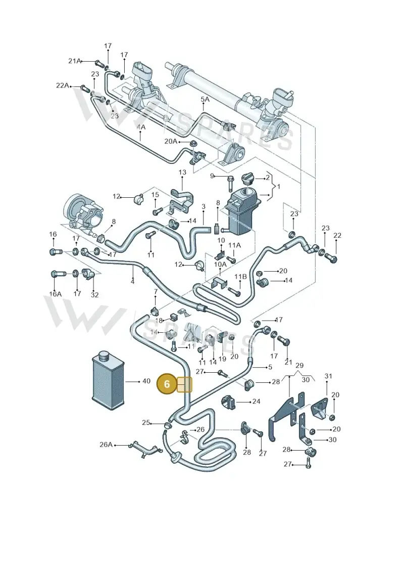 1C0422091C — Volkswagen New Beetle             06> (2005-) diagram 206422450, position 6
