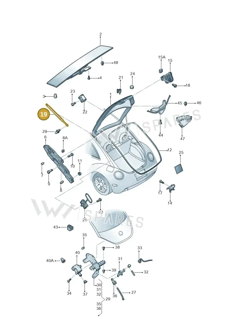 1C0827550E — Volkswagen New Beetle             06> (2005-) diagram 467827200, position 19