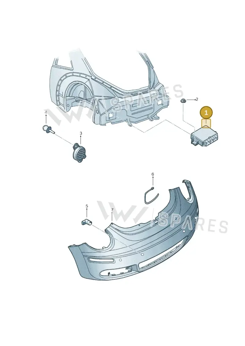 1C0919283A — Volkswagen New Beetle             06> (2005-) diagram 467919200, position 1