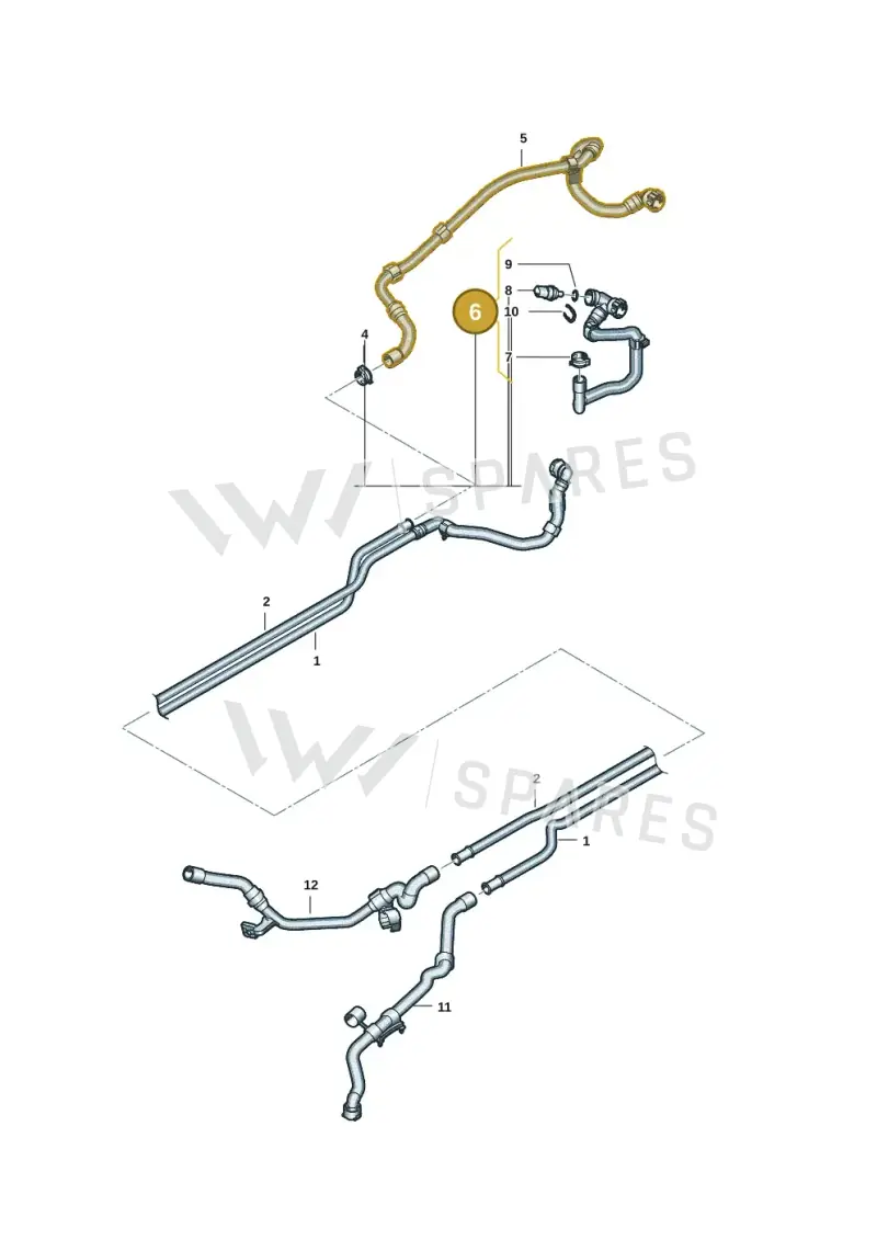 1EA121053E — Volkswagen ID.7 Limousine Pro (2023-) diagram 10a121220, position 6