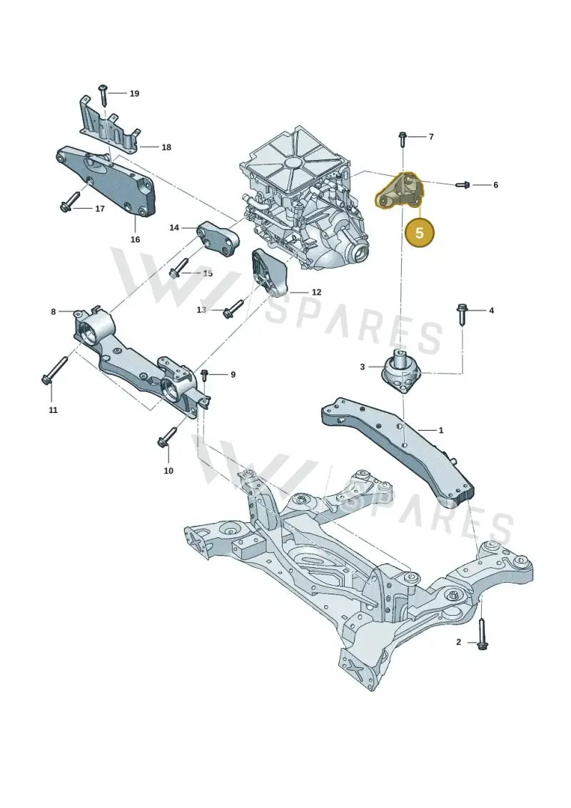 1EA199117B — Volkswagen ID.7 Limousine Pro (2023-) diagram 14b199000, position 5