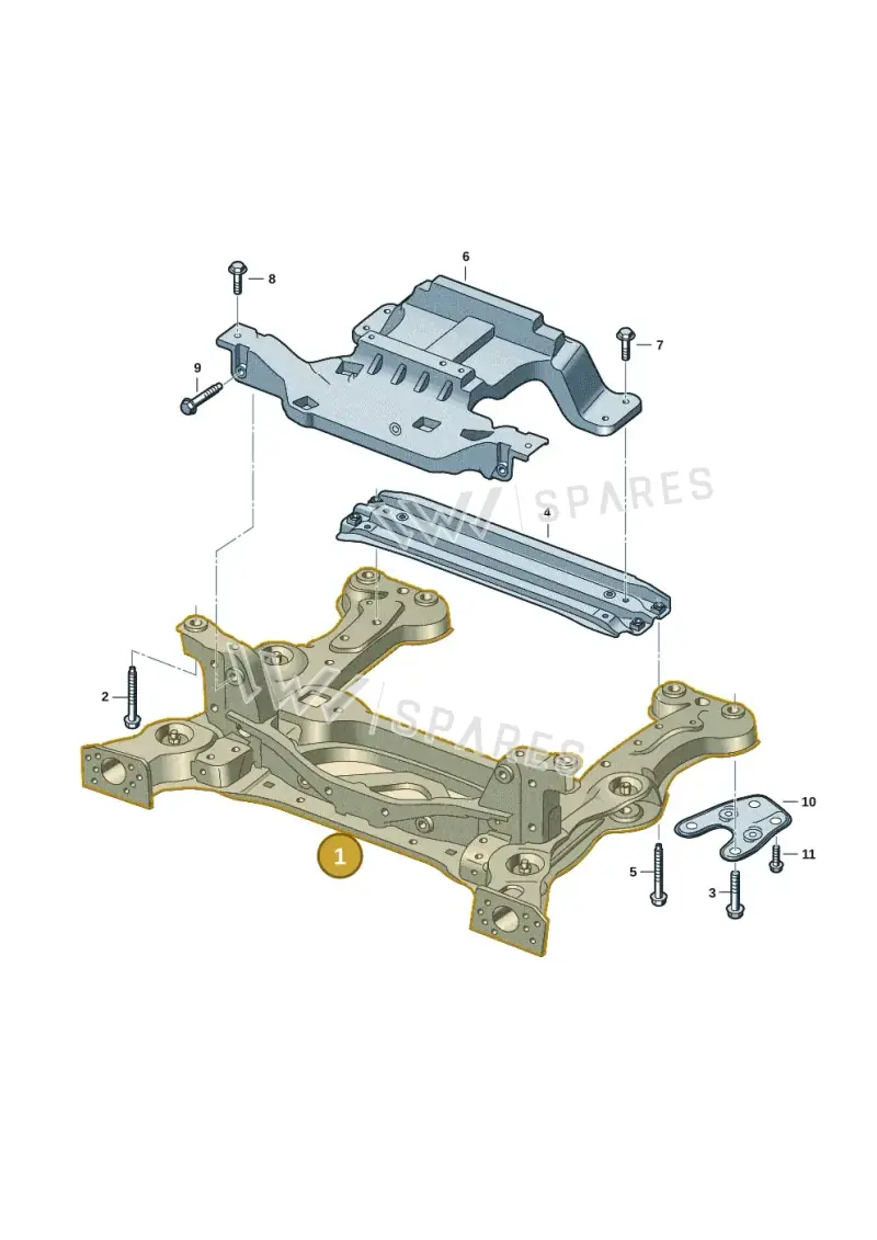 1EA199315J — Volkswagen ID.7 Limousine Pro (2023-) diagram 11a401000, position 1