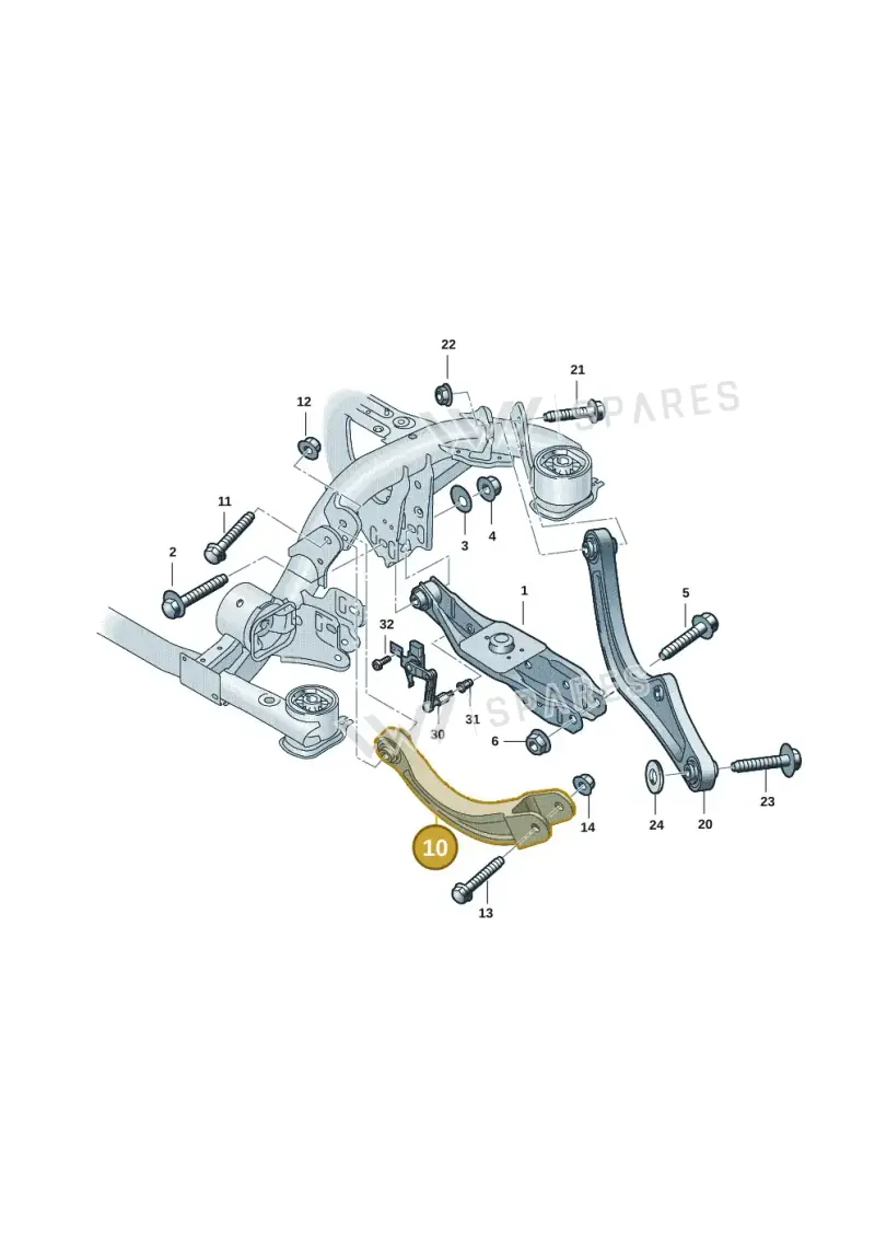 1EA505323B — Volkswagen ID.7 (2023-2025) diagram 10a505050, position 10