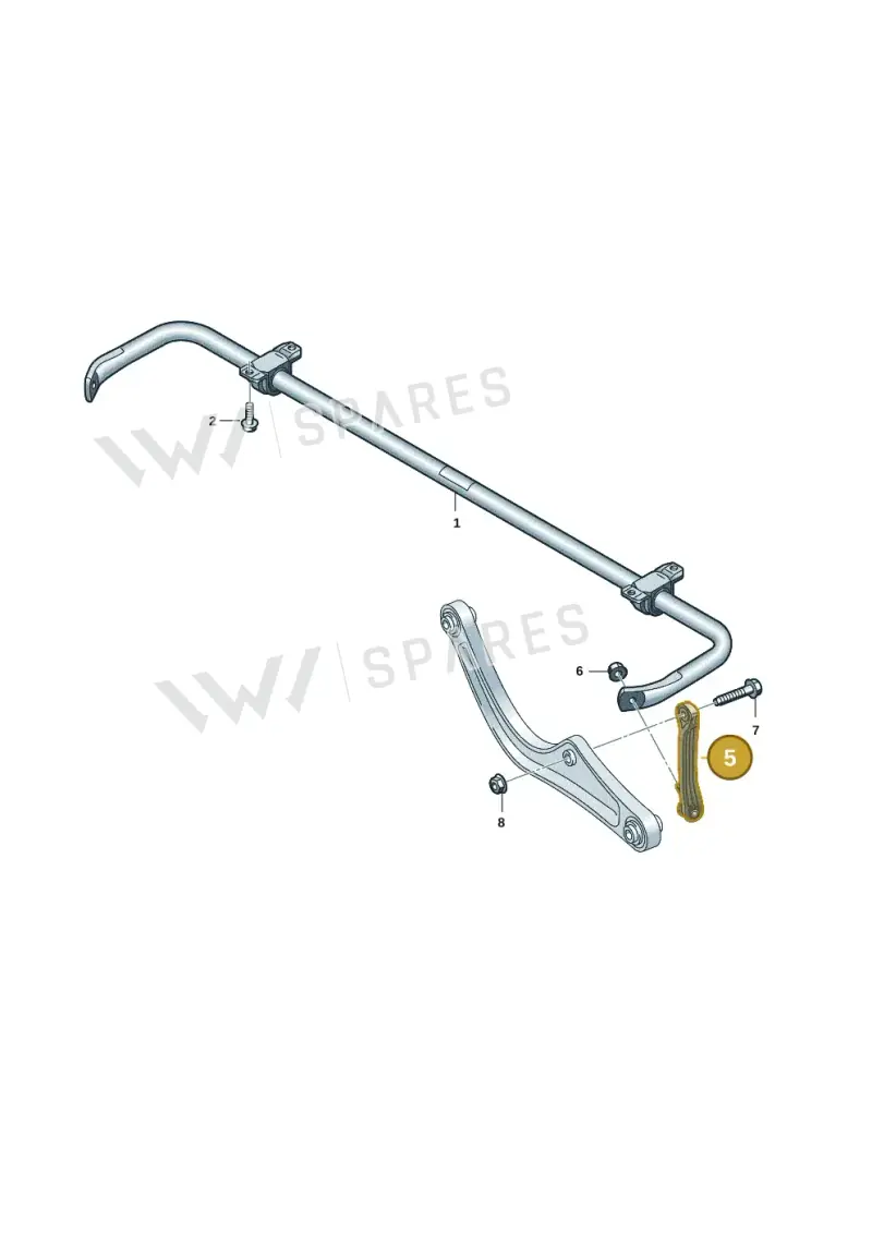 1EA505466A — Volkswagen ID.7 Limousine Pro (2023-) diagram 10a505100, position 5