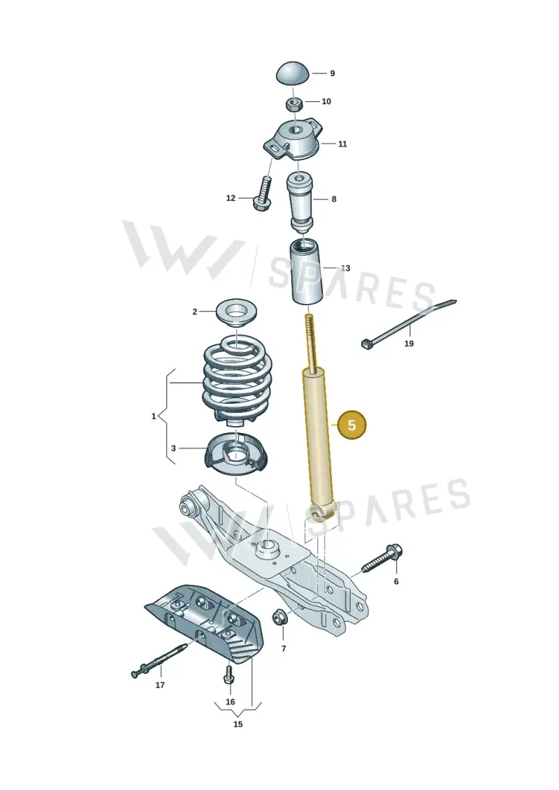 1EA513049BF — Audi Q4 Sportback (2021-2025) diagram 10a511000, position 5