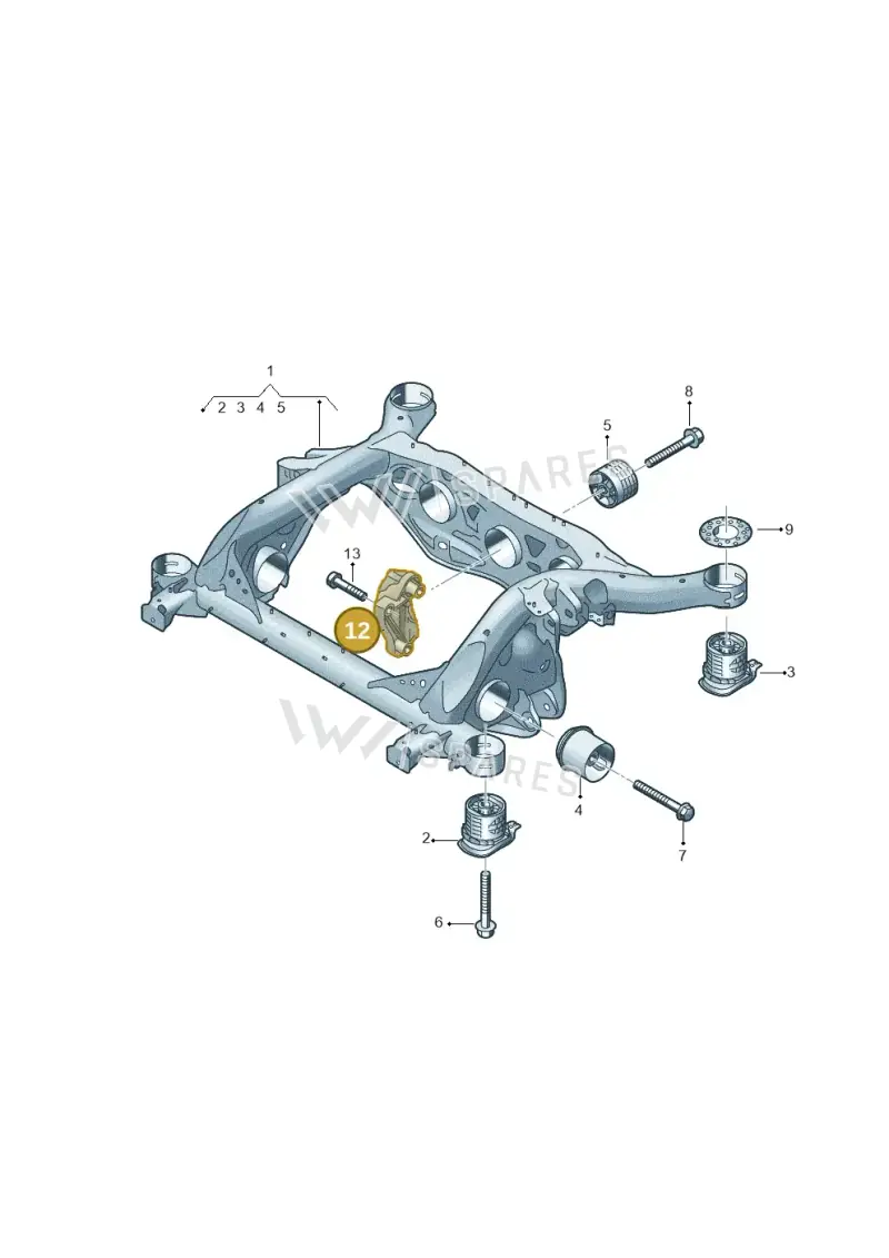 1EA599125A — Volkswagen ID.Buzz (2022-) diagram 15a505020, position 12