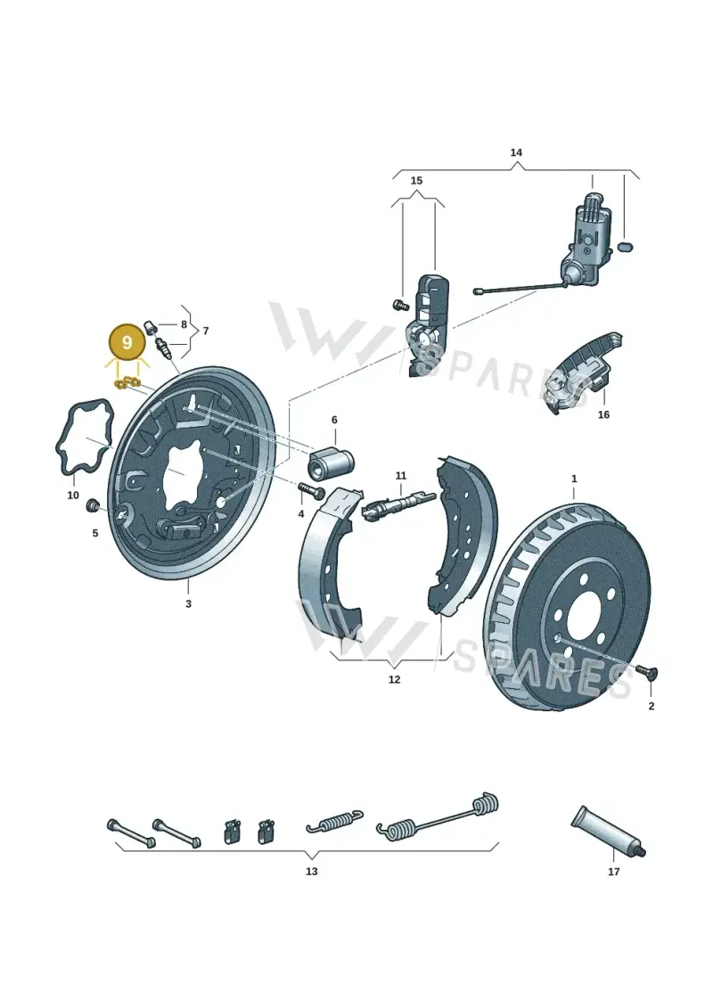 1EA698135A — Volkswagen ID.7 Limousine Pro (2023-) diagram 89a609000, position 9