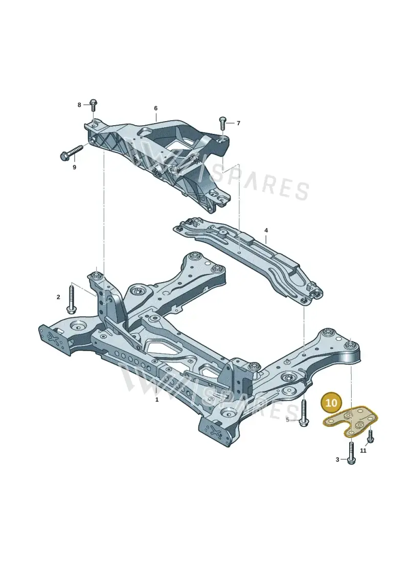 1EA802149A — Volkswagen ID.Buzz (2022-) diagram 15a401000, position 10