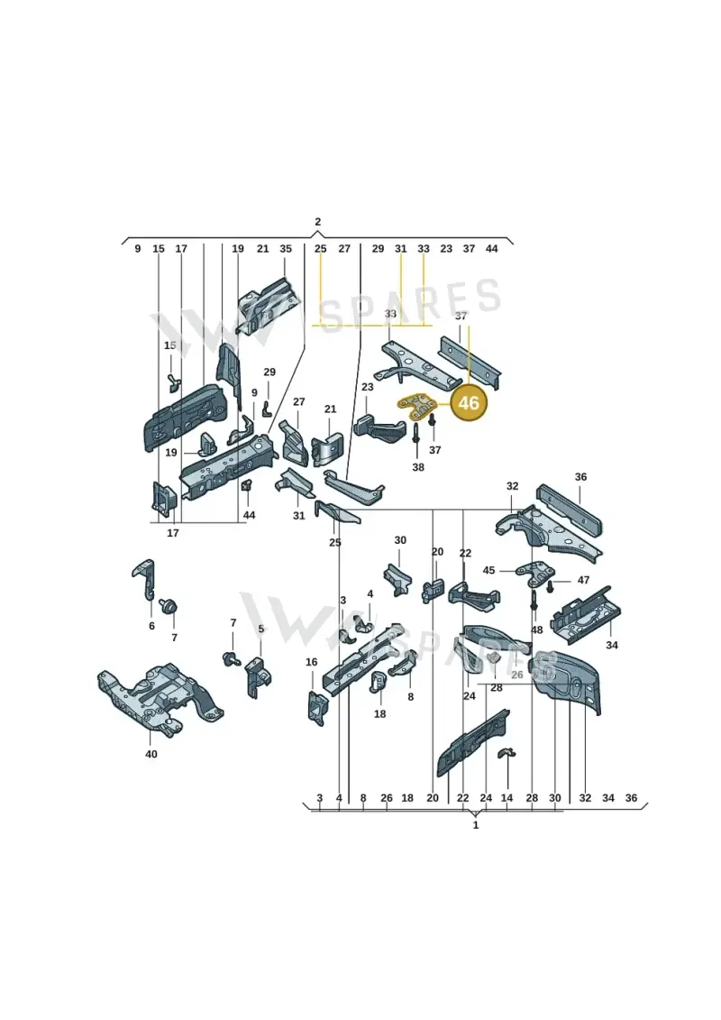 1EA802150A — Volkswagen ID.4 (2020-) diagram 11g803000, position 46
