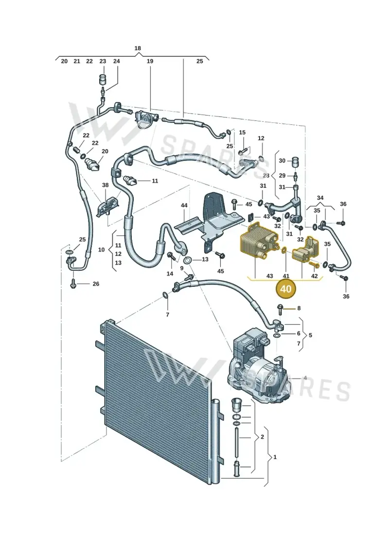 1EA816111E — Volkswagen ID.3 (2021-) diagram 12d260400, position 40