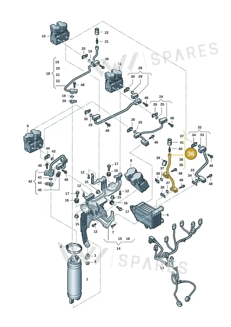 1EA816543B — SEAT CUPRA Born (2021-) diagram 10a260600, position 36