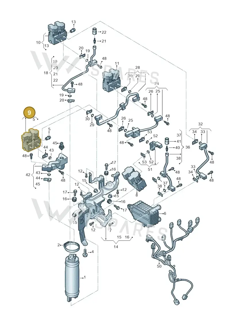 1EA816702E — Audi Q4 Sportback (2021-2025) diagram 89a260755, position 9