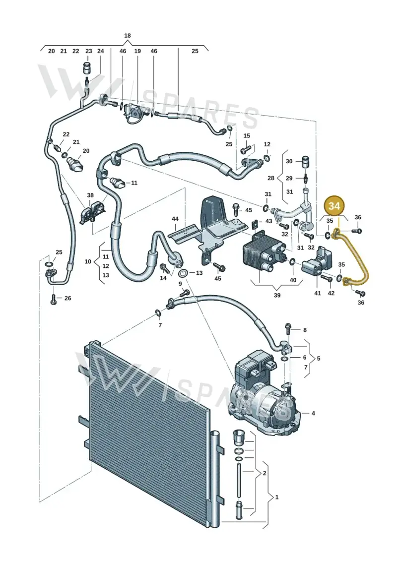 1EA816732B — Volkswagen ID.7 Limousine Pro (2023-) diagram 10a260401, position 34