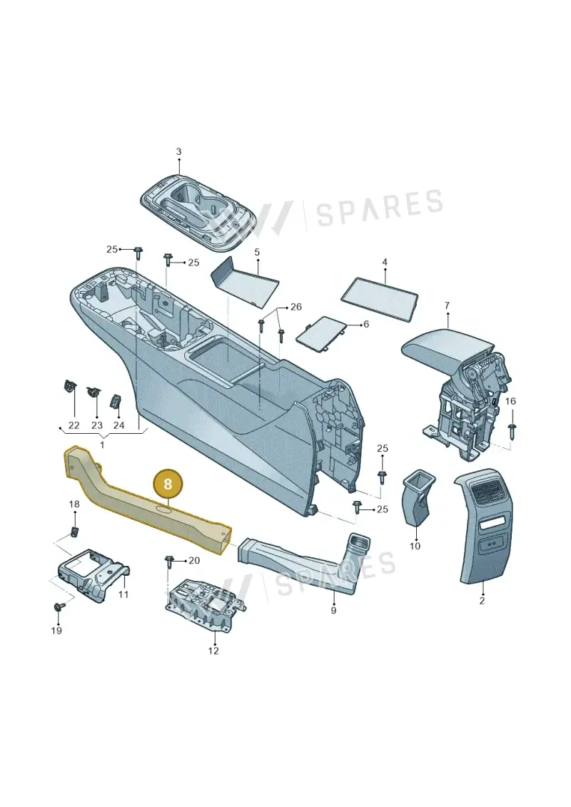 1EA864253 — Volkswagen ID.4 (2020-) diagram 11g863050, position 8