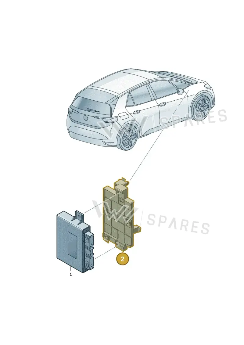 1EA906508B — Volkswagen ID.3 Pro (2019-2024) diagram 10a906020, position 2