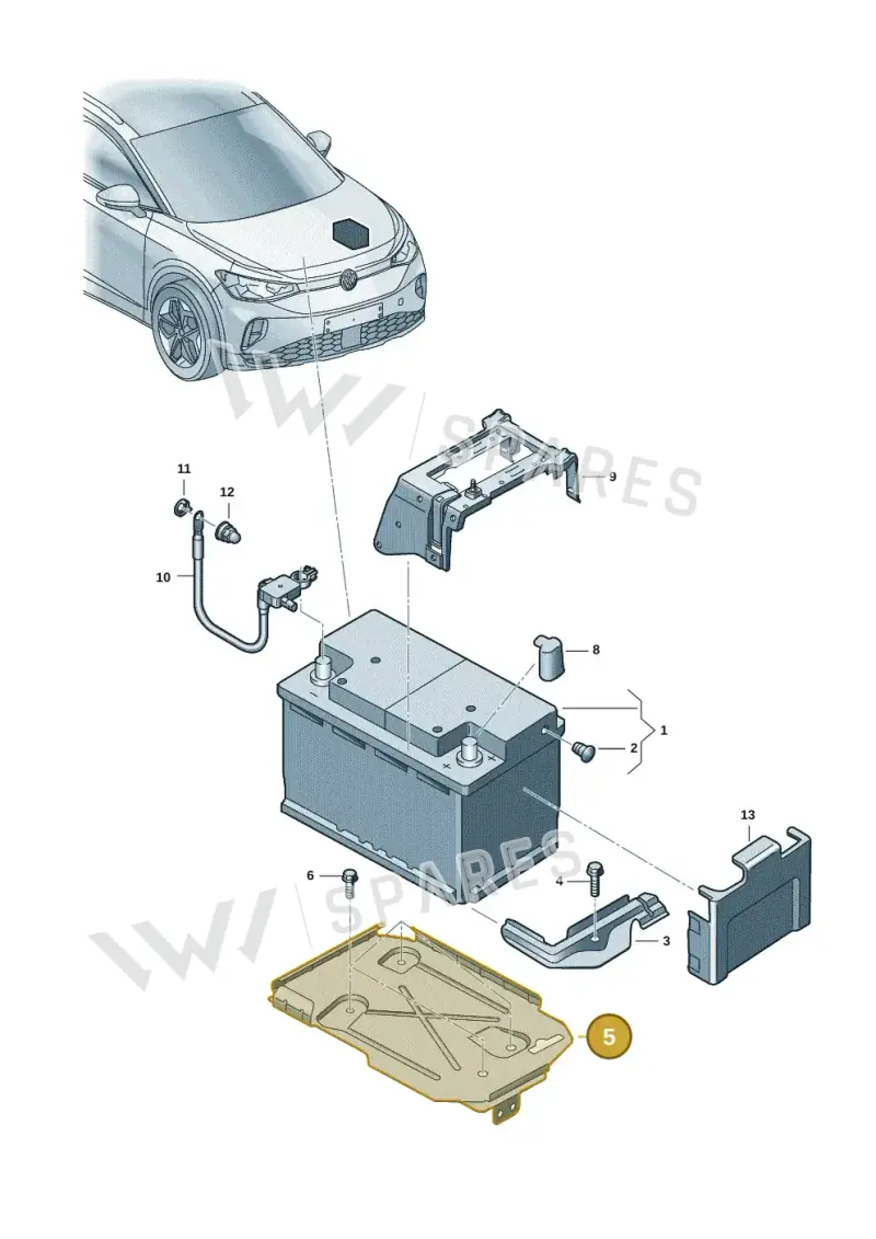 1EA915331D — Volkswagen ID.4 Pro (2020-2023) diagram 11a915000, position 5