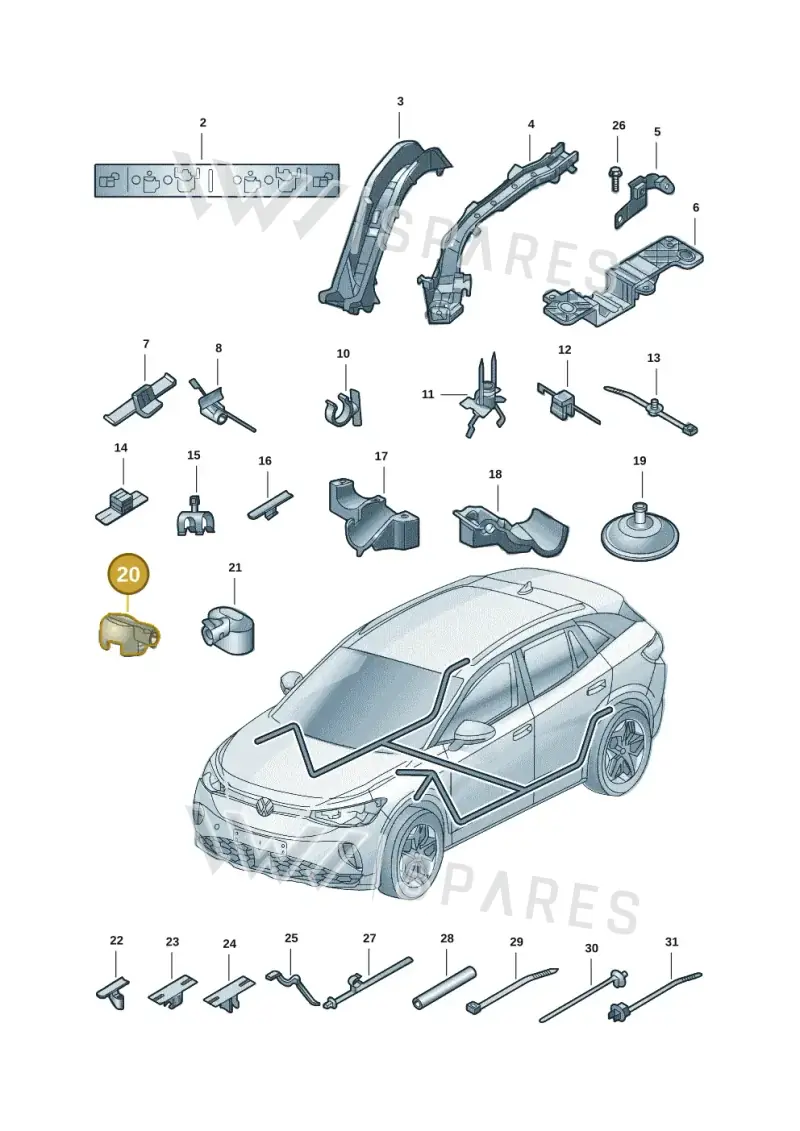 1EA937546 — Volkswagen ID.6 X (2021-) diagram 12d971087, position 20