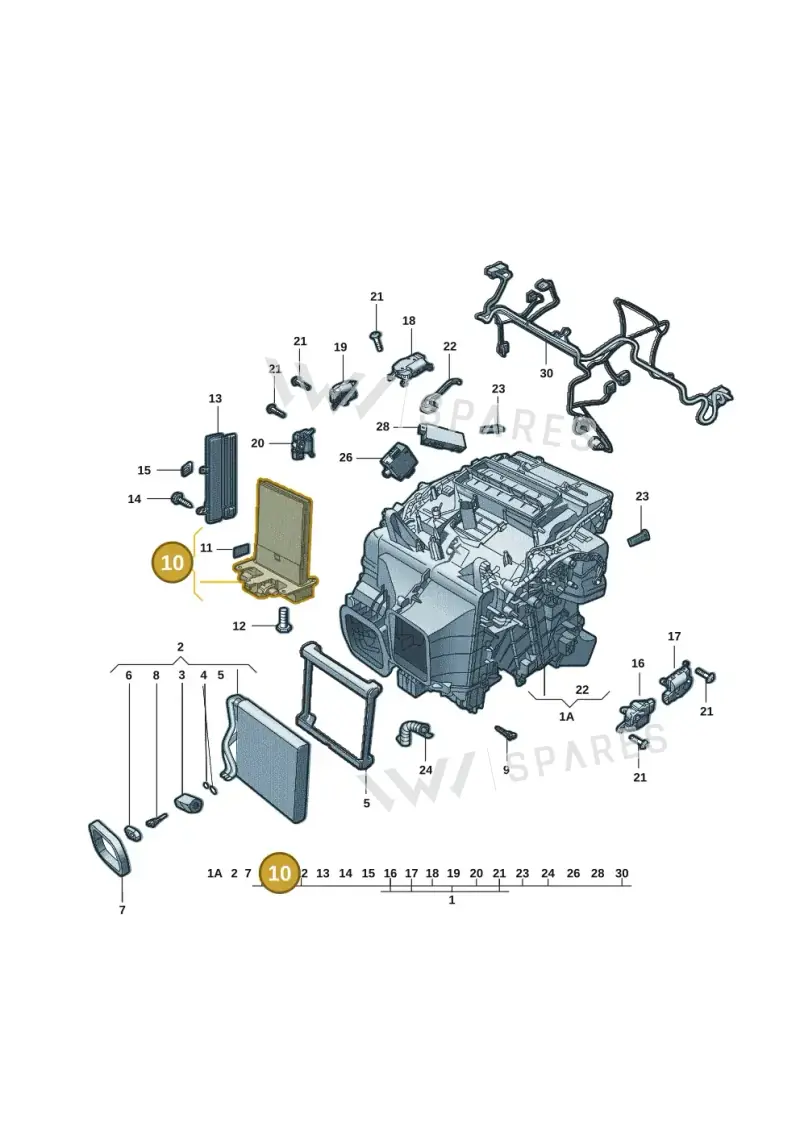 1EA963581F — Volkswagen Aero saloon (2023-) diagram 11d820200, position 10
