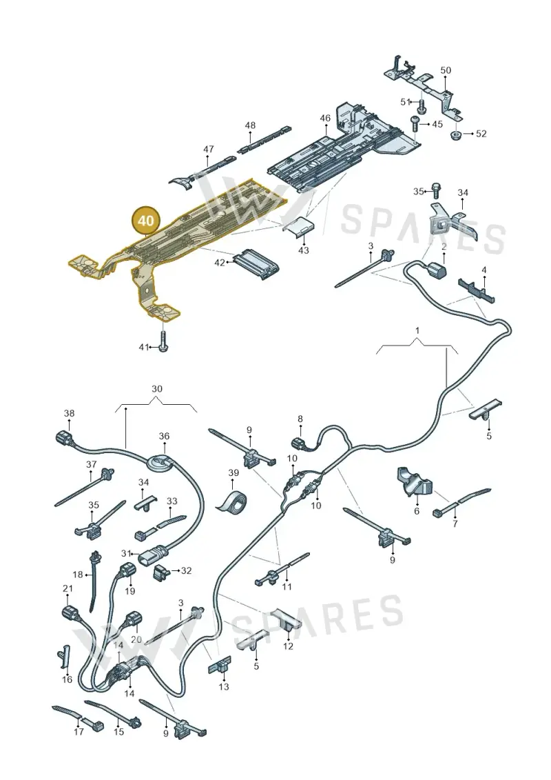 1EA971341E — SEAT CUPRA Tavascan (2023-) diagram 20h970012, position 40