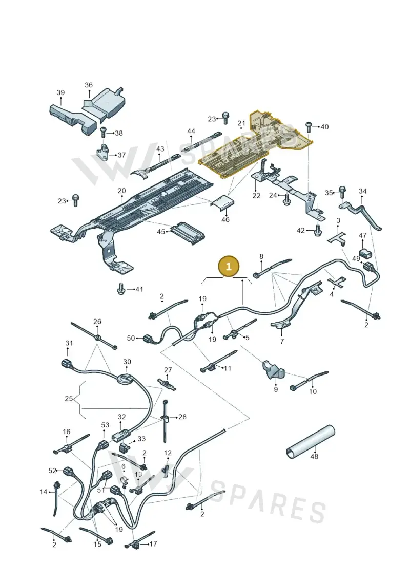 1EA971398AD — Audi Q4 Sportback (2021-2025) diagram 89a970200, position 1