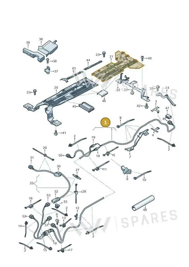1EA971398BD — Audi Q4 Sportback (2021-2025) diagram 89a970200, position 1