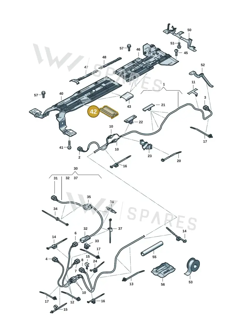 1EA971783A — Volkswagen ID.7 Limousine Pro (2023-) diagram 14b970100, position 42