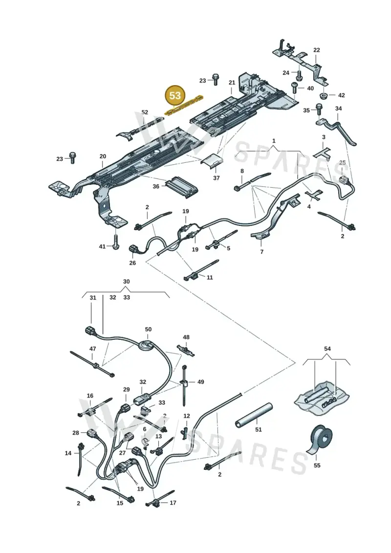 1EA971813C — Volkswagen ID.4 (2020-2025) diagram 11a970012, position 53