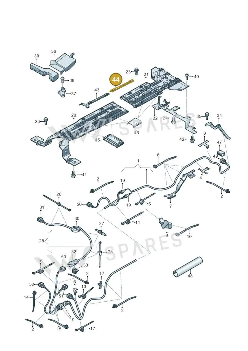 1EA971813C — Audi Q4 Sportback (2021-2025) diagram 89a970200, position 44