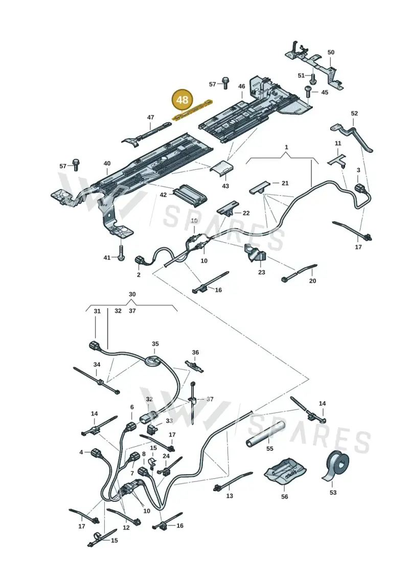 1EA971813C — Volkswagen ID.7 (2023-2025) diagram 14b970100, position 48