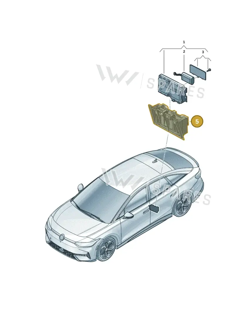 1EA971845 — Volkswagen ID.7 Limousine Pro (2023-) diagram 14b035600, position 5