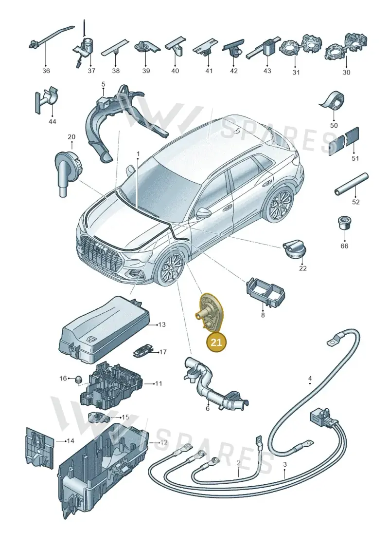 1EA971915 — Audi Q4 Sportback (2021-2025) diagram 89a971850, position 21