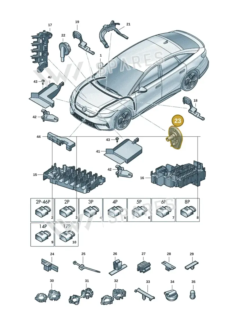 1EA971915 — Volkswagen ID.7 (2023-2025) diagram 14b971800, position 23