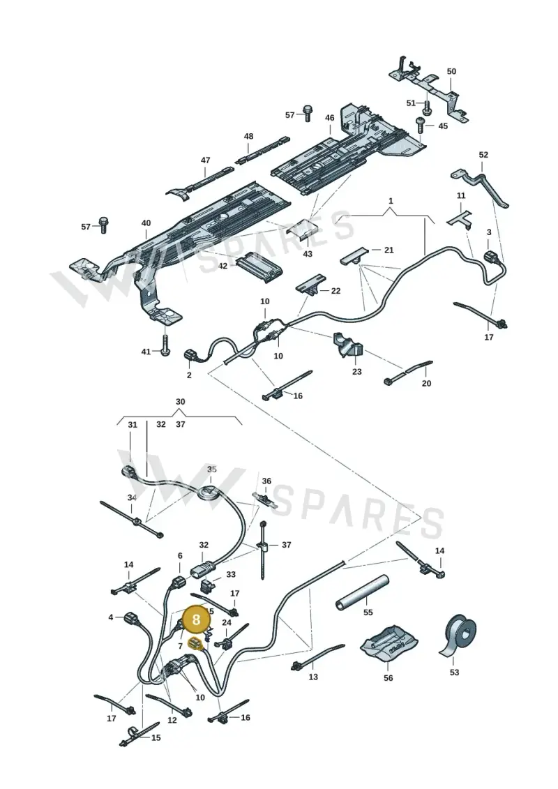 1EA973702B — Volkswagen ID.7 (2023-2025) diagram 14b970100, position 8