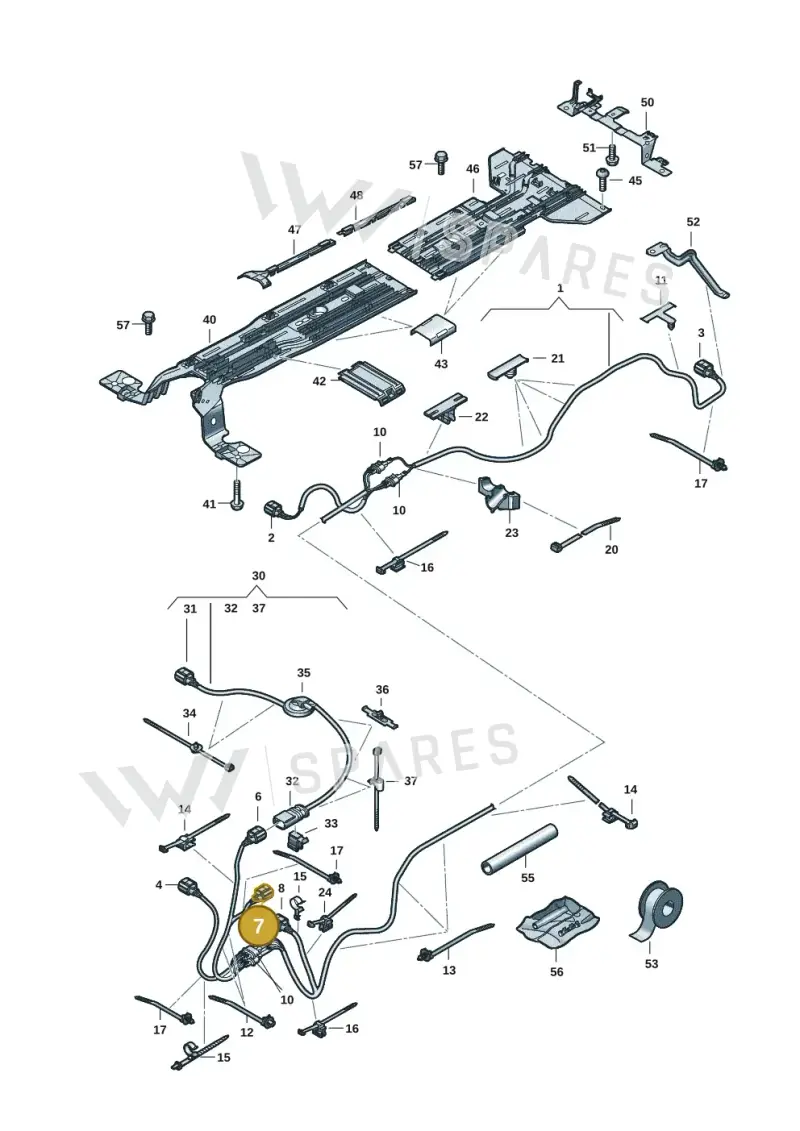 1EA973702H — Volkswagen ID.7 (2023-2025) diagram 14b970100, position 7