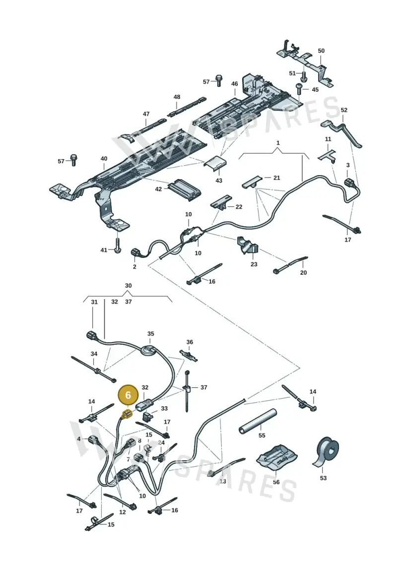 1EA973702J — Volkswagen ID.7 Limousine Pro (2023-) diagram 14b970100, position 6