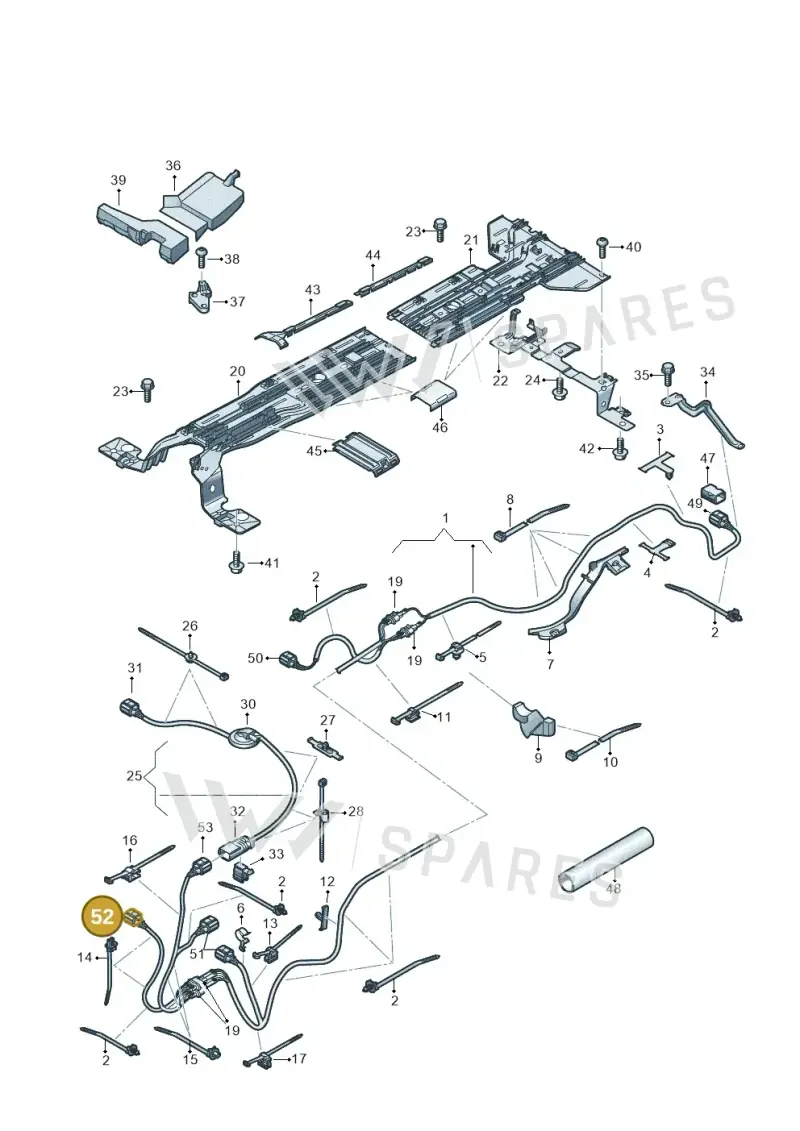 1EA973702L — Audi Q4 Sportback (2021-2025) diagram 89a970200, position 52