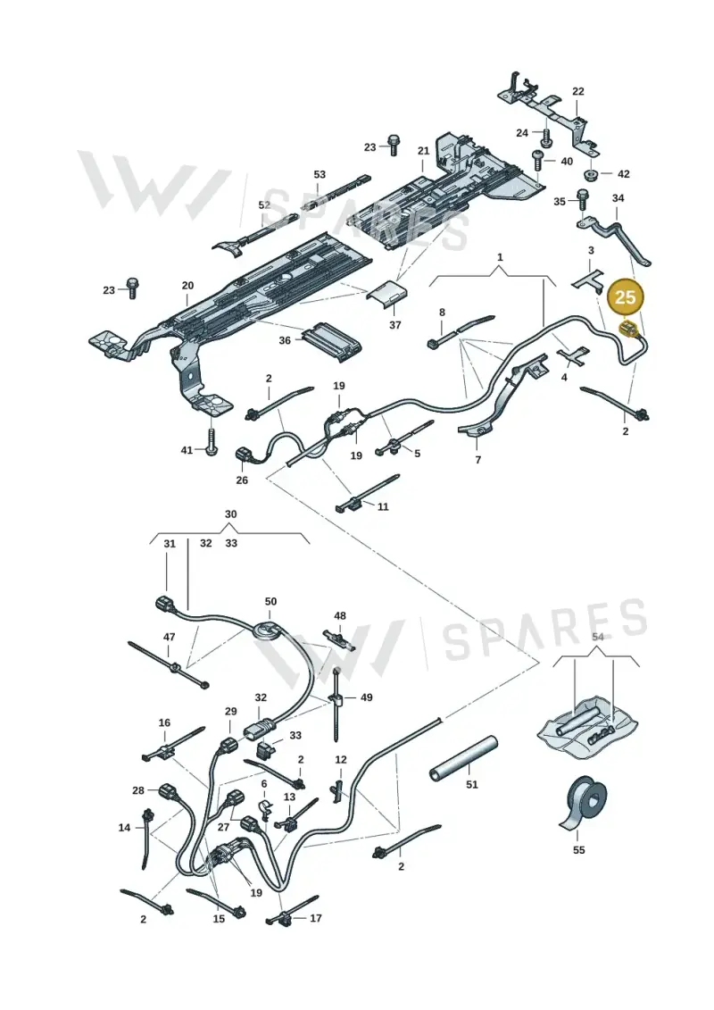 1EA973712G — Volkswagen ID.4 (2020-2025) diagram 11a970012, position 25