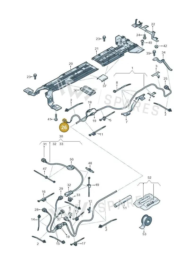 1EA973712H — SEAT CUPRA Born (2021-) diagram 10a970012, position 26