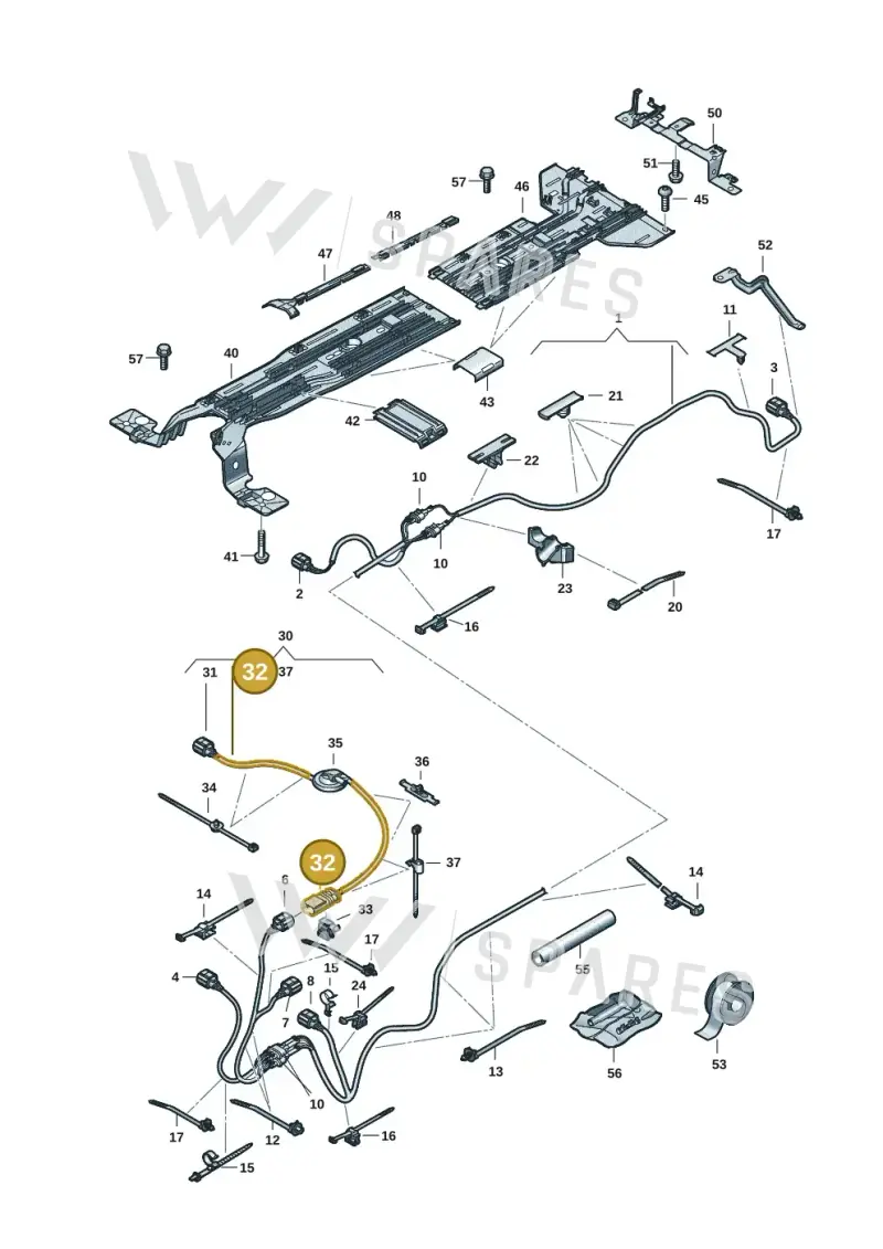 1EA973802B — Volkswagen ID.7 (2023-2025) diagram 14b970100, position 32