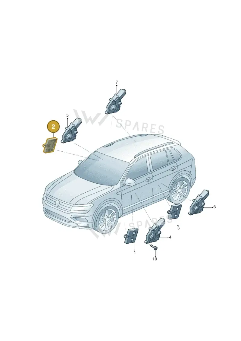 1EB959592 — Volkswagen ID.3 (2021-) diagram 519959150, position 2