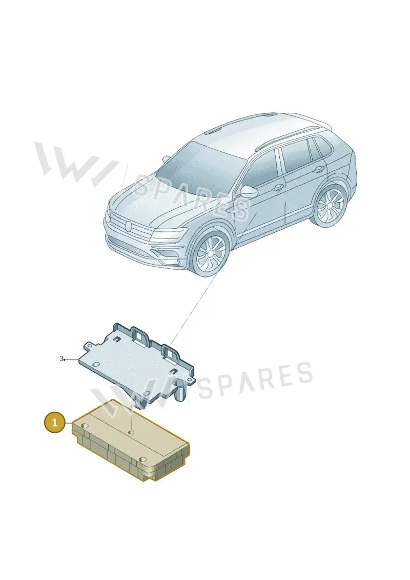 1EB959760H — Volkswagen ID.6 X (2021-) diagram 519959400, position 1