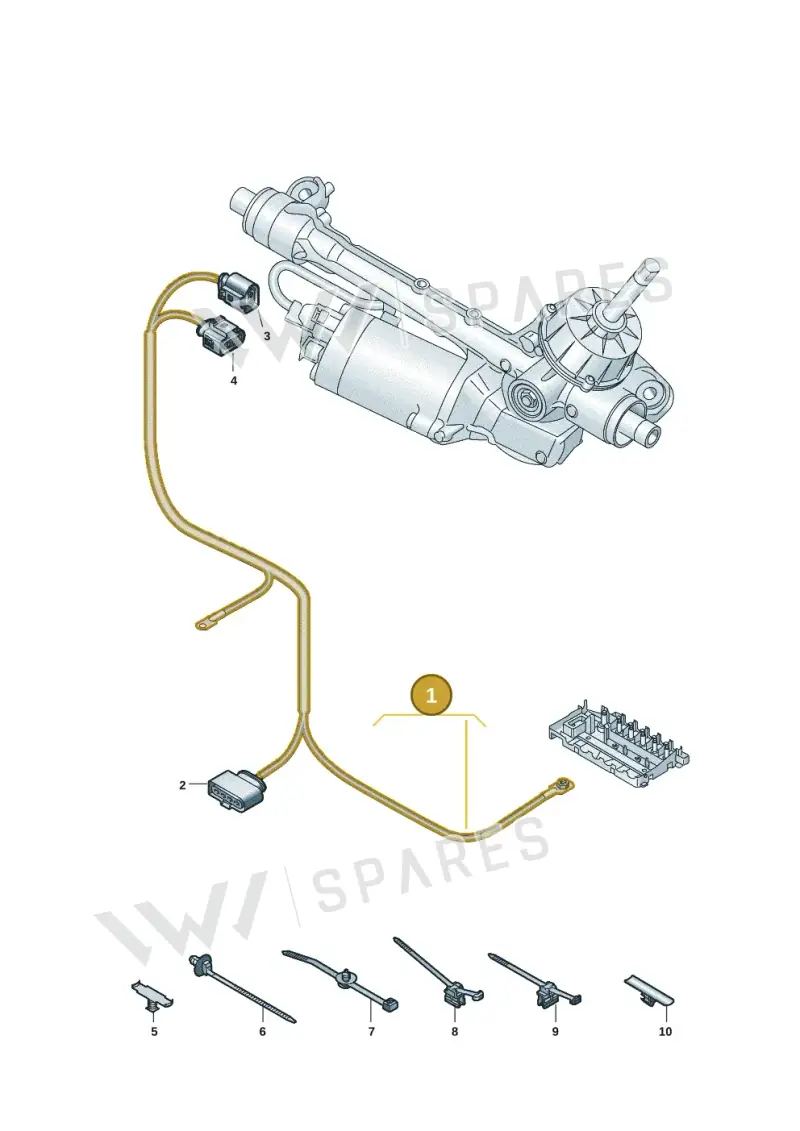 1EB971111B — Volkswagen ID.UNYX (2024-) diagram 11h971700, position 1