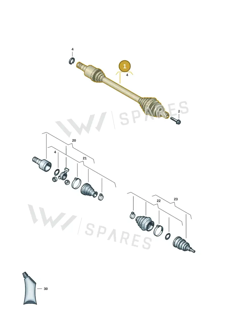 1EC407272B — Volkswagen ID.7 (2023-2025) diagram 11a407020, position 1