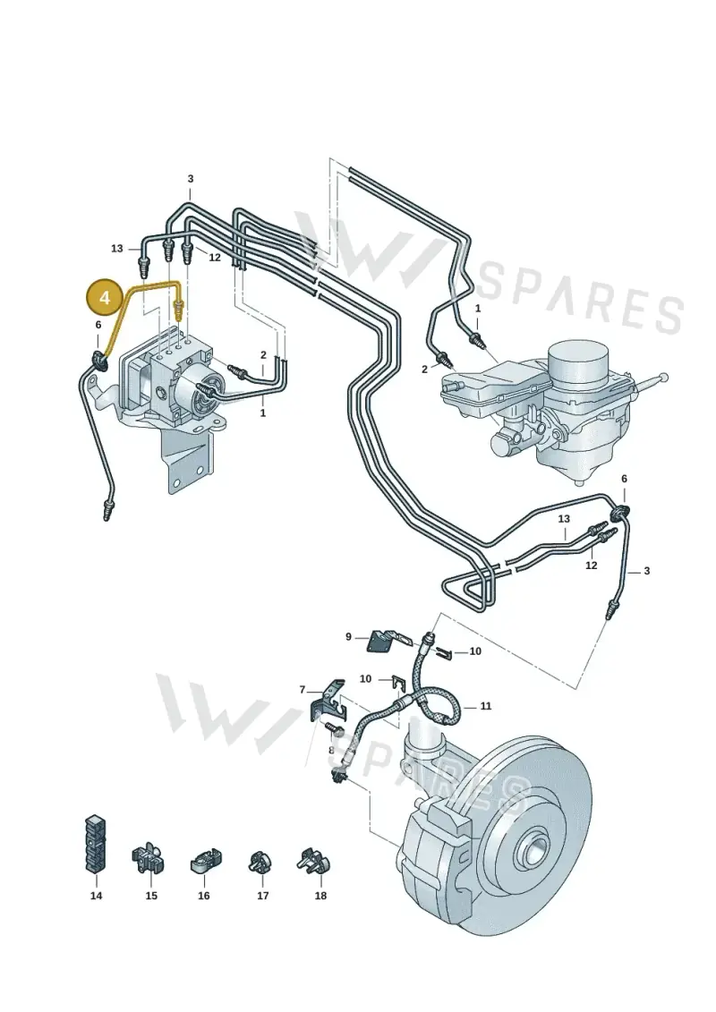 1EC614724A — Volkswagen ID.4 Pro (2020-2023) diagram 15a611020, position 4