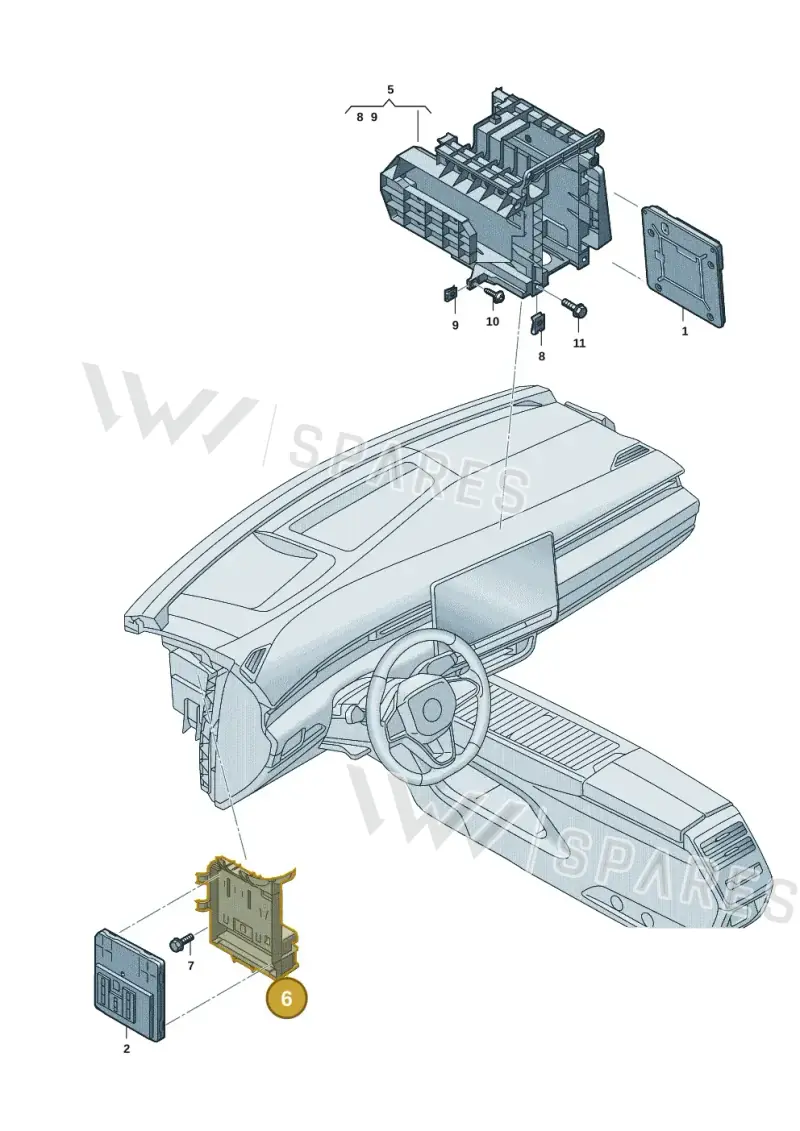 1EC941452C — Volkswagen ID.7 Limousine Pro (2023-) diagram 14b937500, position 6