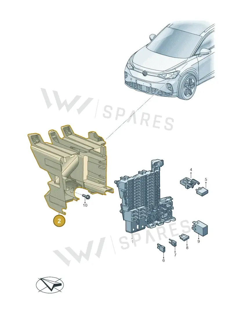 1EC941455 — Volkswagen ID.4 Pro (2020-2023) diagram 11a937000, position 2