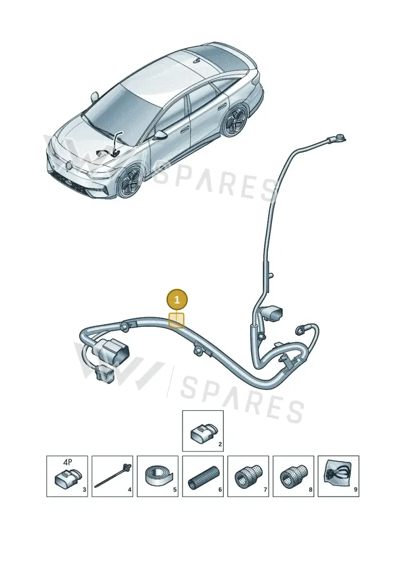 1EC971111B — Volkswagen ID.7 Limousine Pro (2023-) diagram 14b971700, position 1